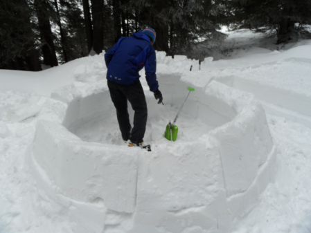 Iglu bauen